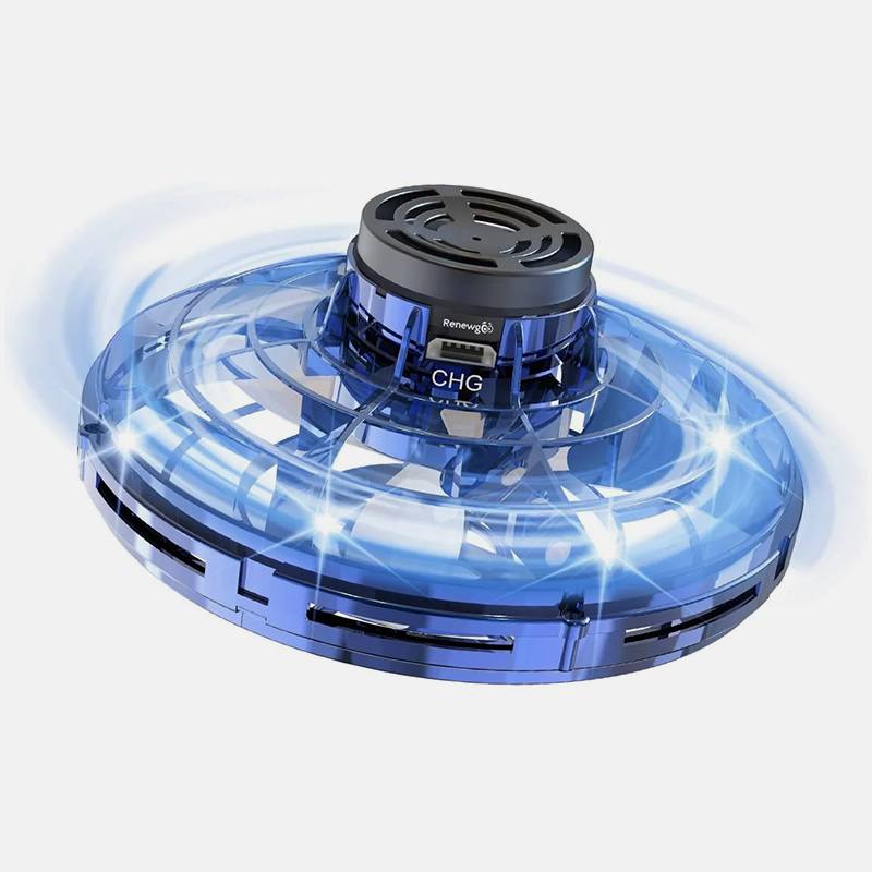 Летающий спиннер с зарядкой от USB и LED подсветкой